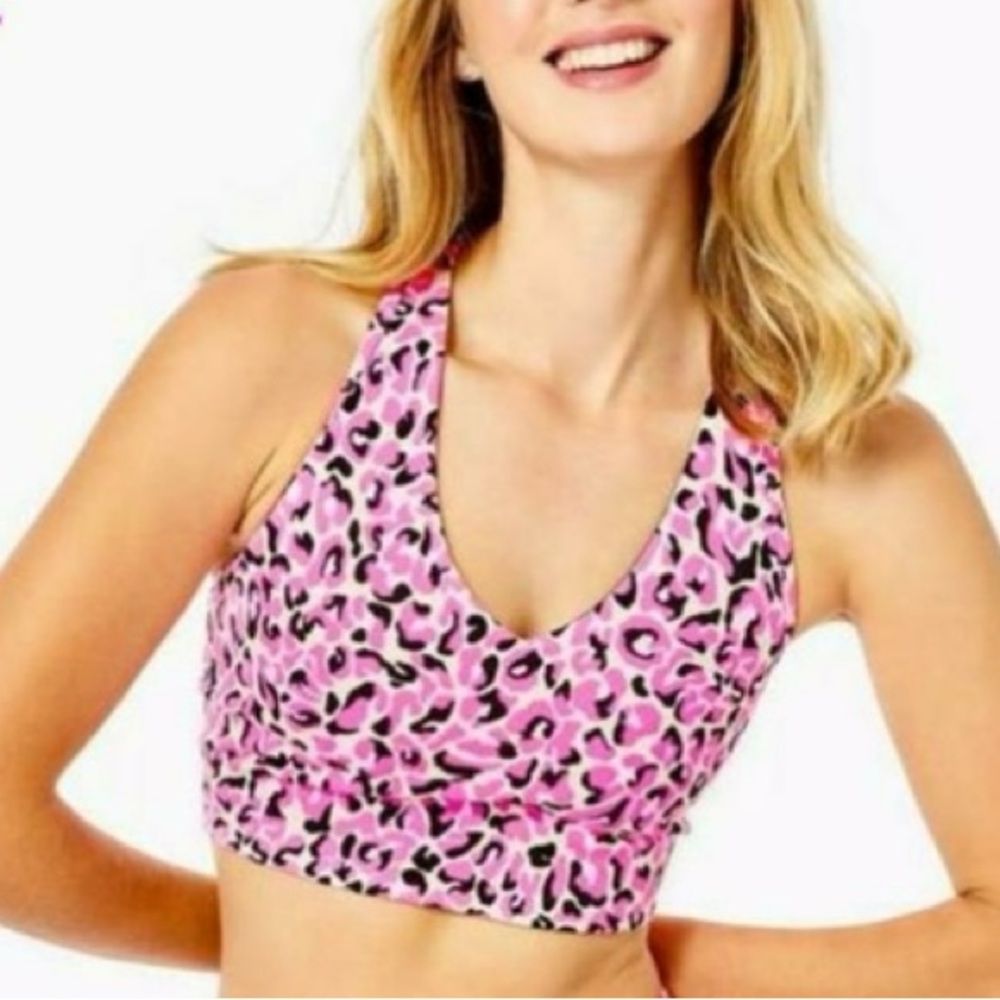 Lilly Pulitzer My Favorite Spot Sports Bra XL